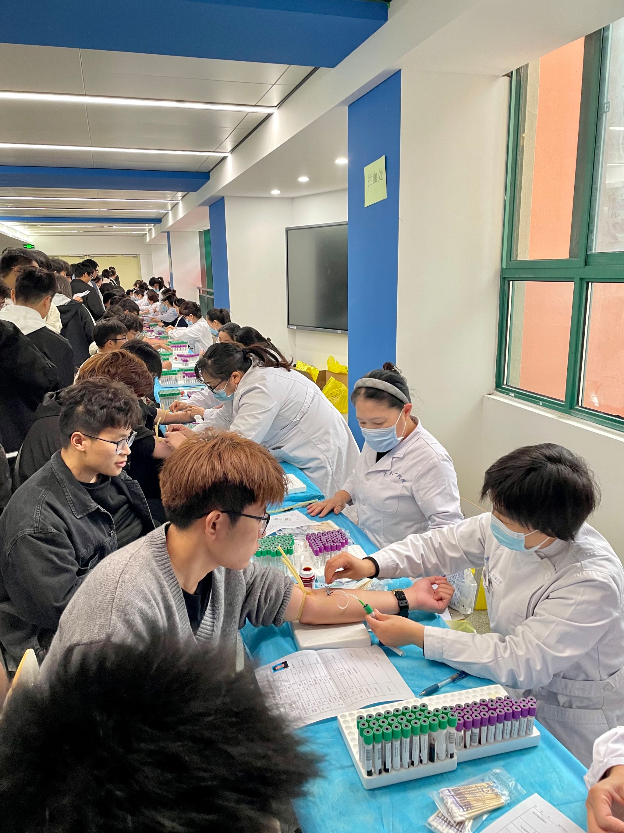 学校有序组织2024级新生体检-黄河水利职业技术学院黄河涛声